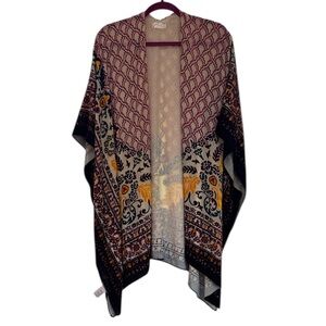 Free People Bohemian Kimono Cardigan One Size